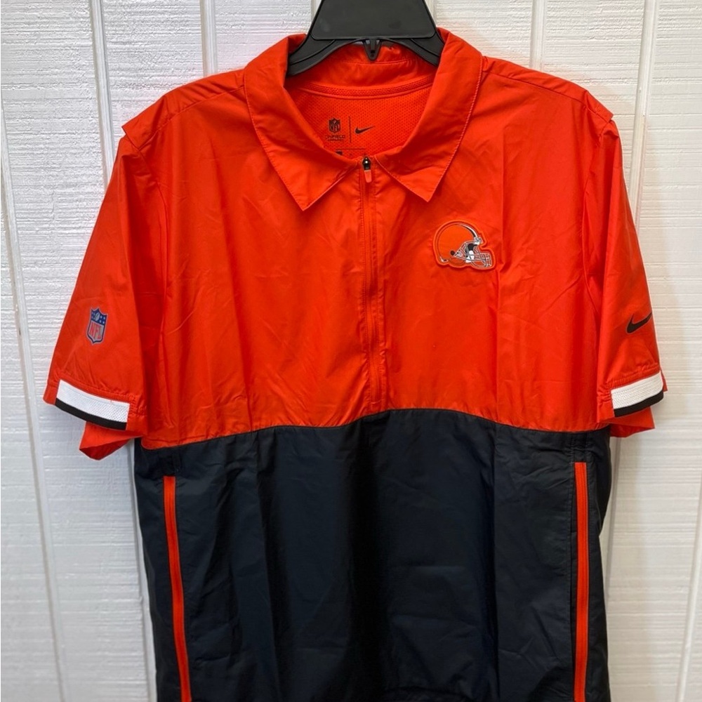 Nike NFL Cleveland Browns Dri-Fit On Field Team Issued Windbreaker Men’s Medium